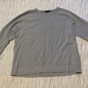 Banana Republic Heather Gray Knit Top